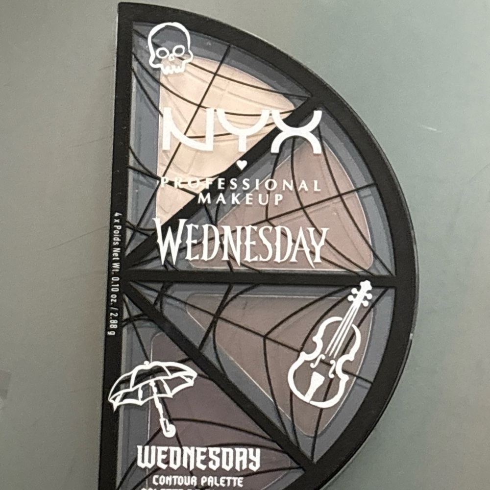 NYX Wednesday Eyeshadow Palette with Cream, Brown, and Tan Shades - Picture 3 of 3